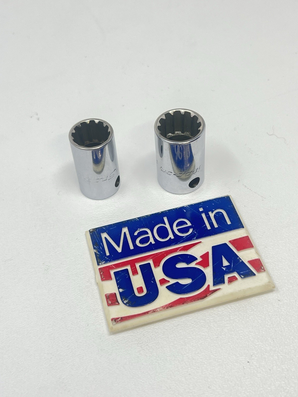 Snap On 3/8″ Drive 1/2” & 9/16″ Spline Shallow Sockets FES160 FES180 Aviation