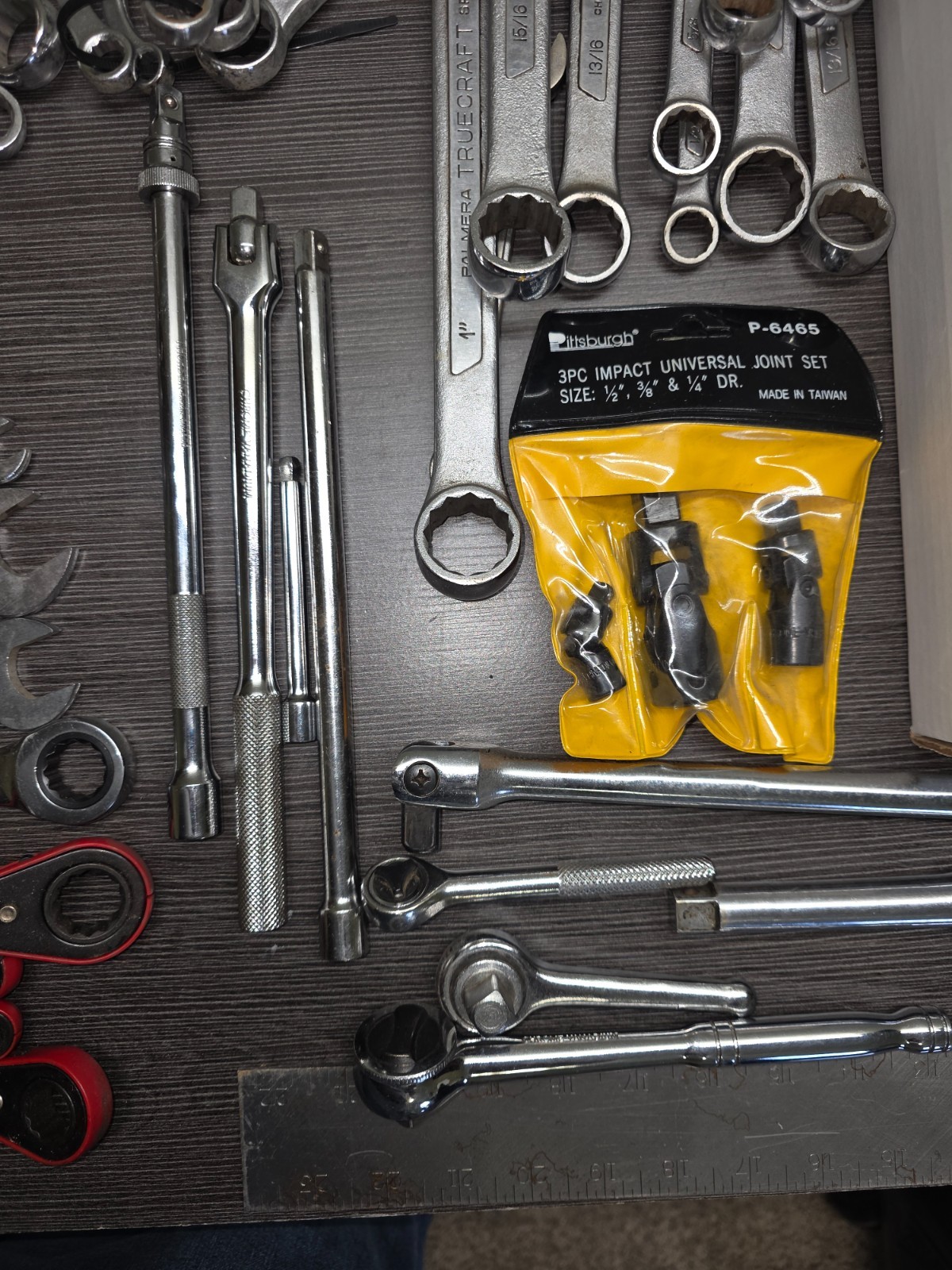 Lot of Misc Sockets, Ratchets, Extensions and Wrench’s – Sets are not complete