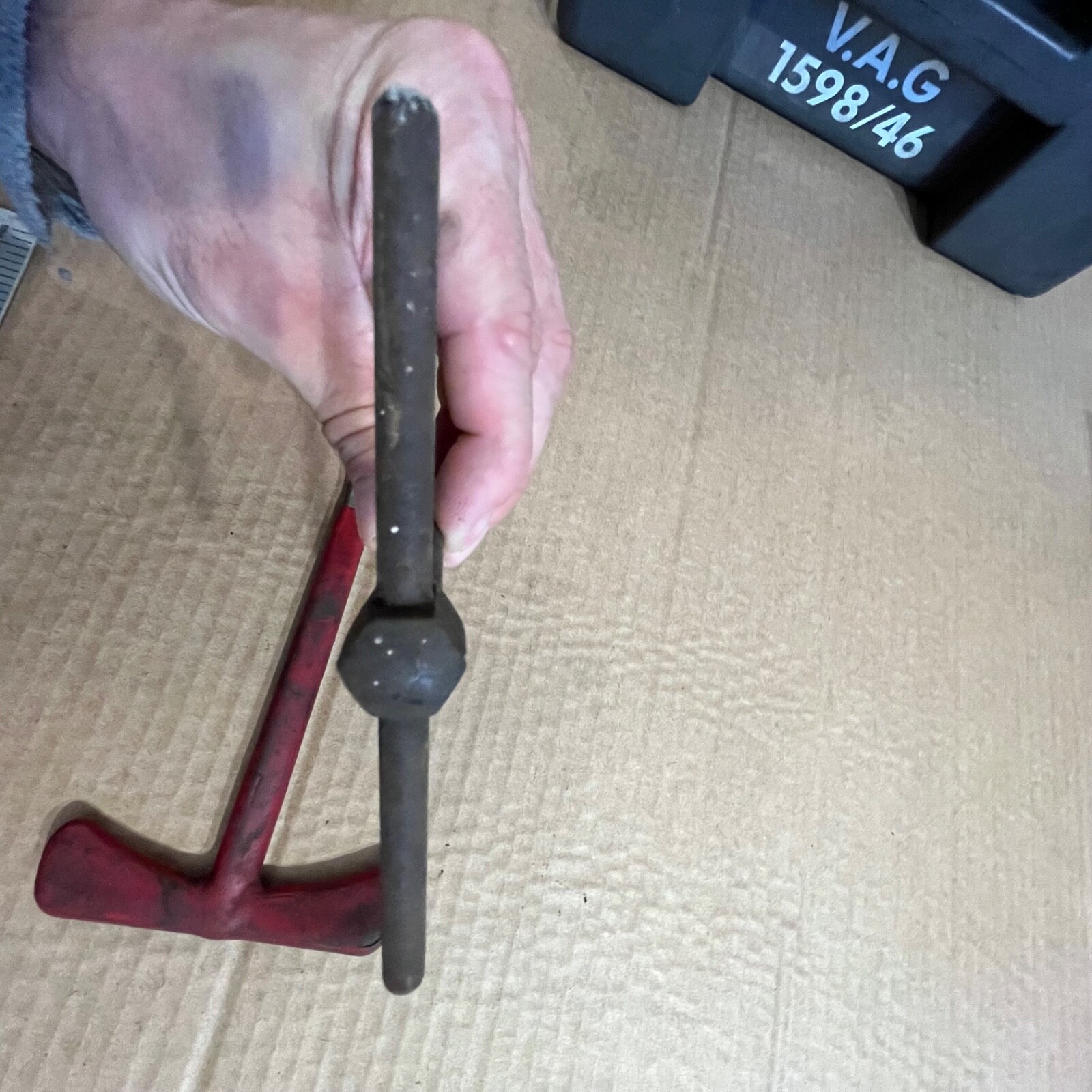 3/8″ T-Handle Swivel Hex Socket Wrench + Extra T Handle wrench