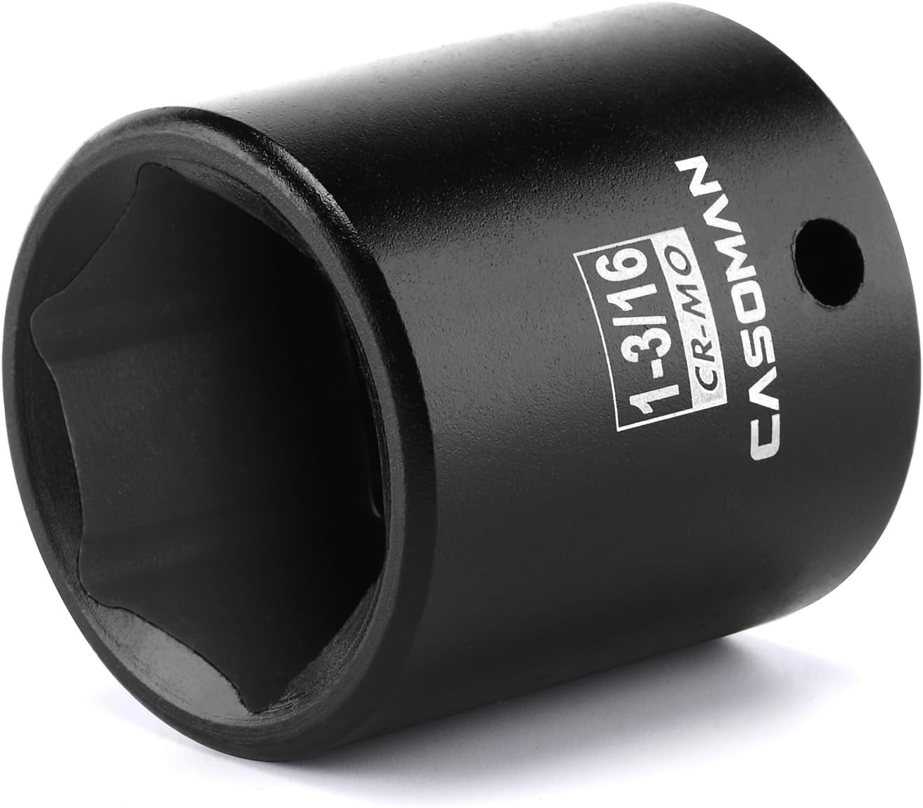 1/2″ Drive x 1-3/16″ Impact Socket, 6-Point, SAE, CR-MO