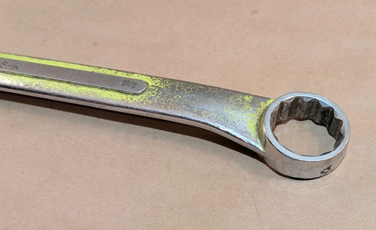 S-K Tools 1-1/2″ Alloy SAE Combination Wrench 12 point C-48 SK USA