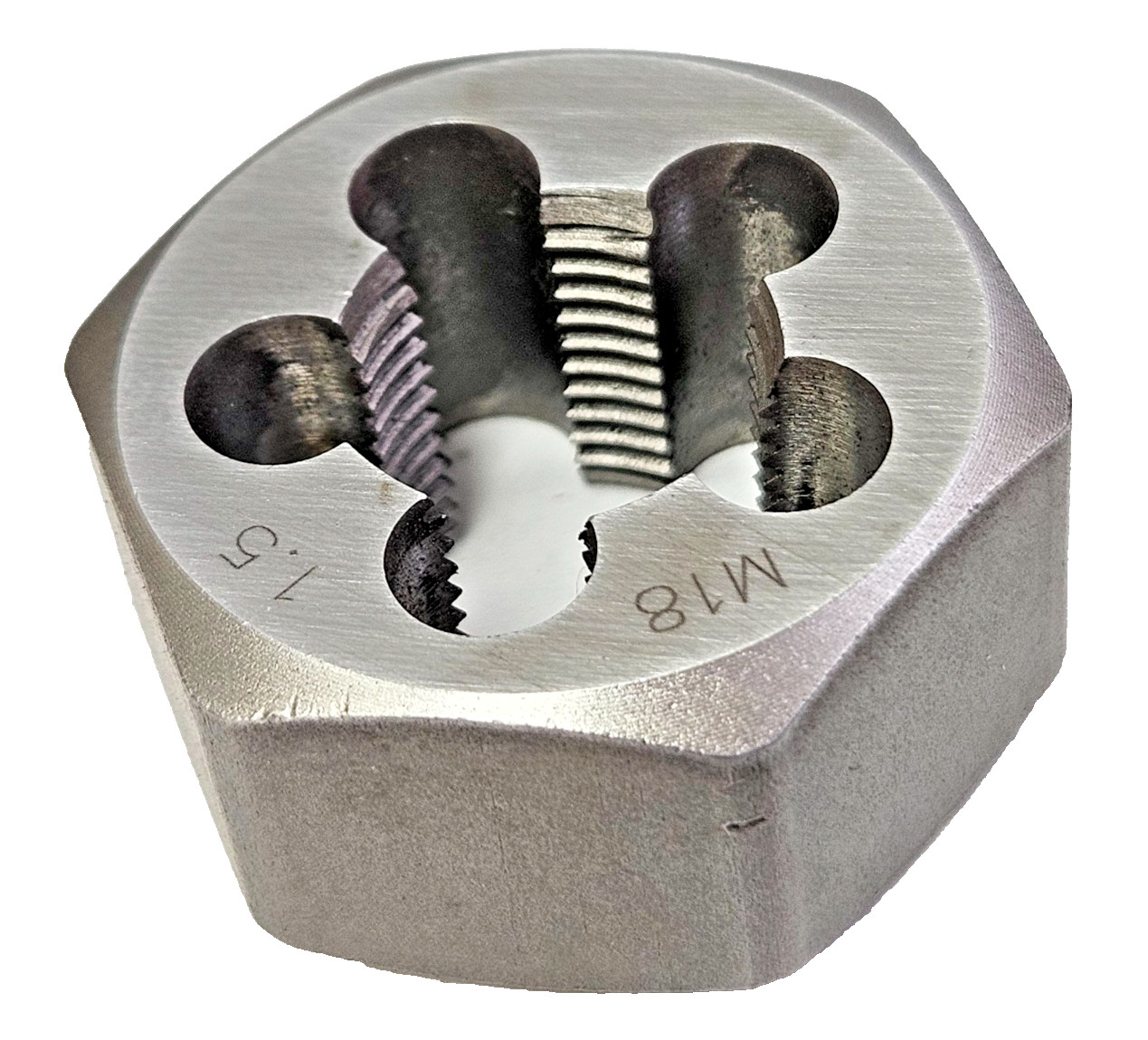 M18 X 1.5 X1.4″ Hex Rethread Die Irwin 6959 18MM Carbon Steel USA 1.50