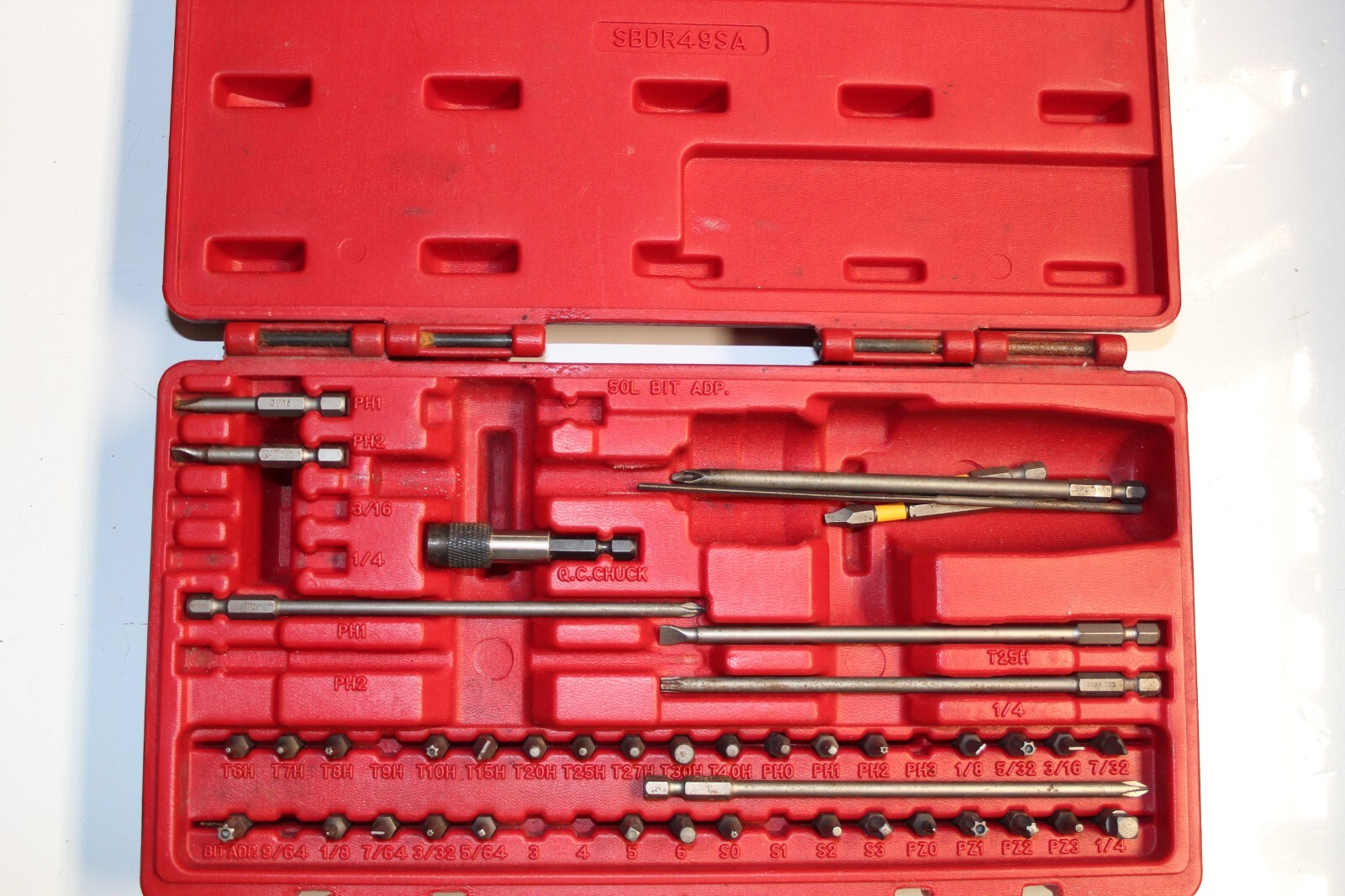 MAC TOOLS 1/4″ Hex Drive Bit Driver Set- MISSING PIECES