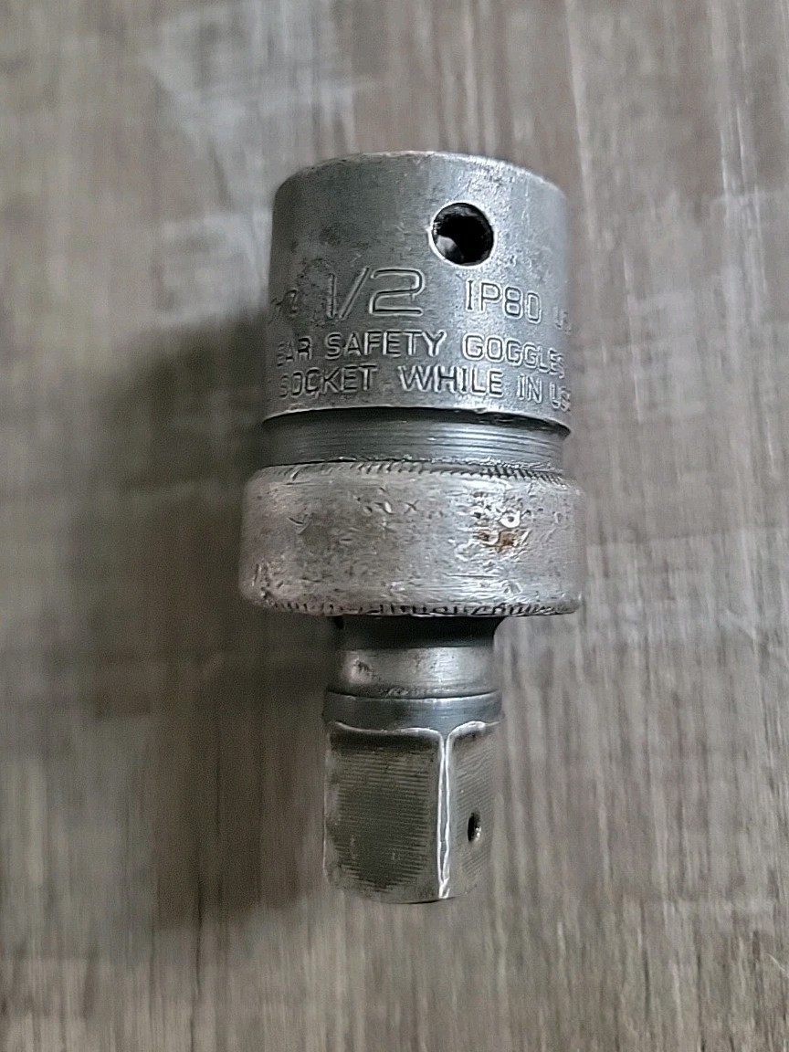 Snap On Tools USA 1/2” Drive Impact Universal Joint Socket Adapter IP80D