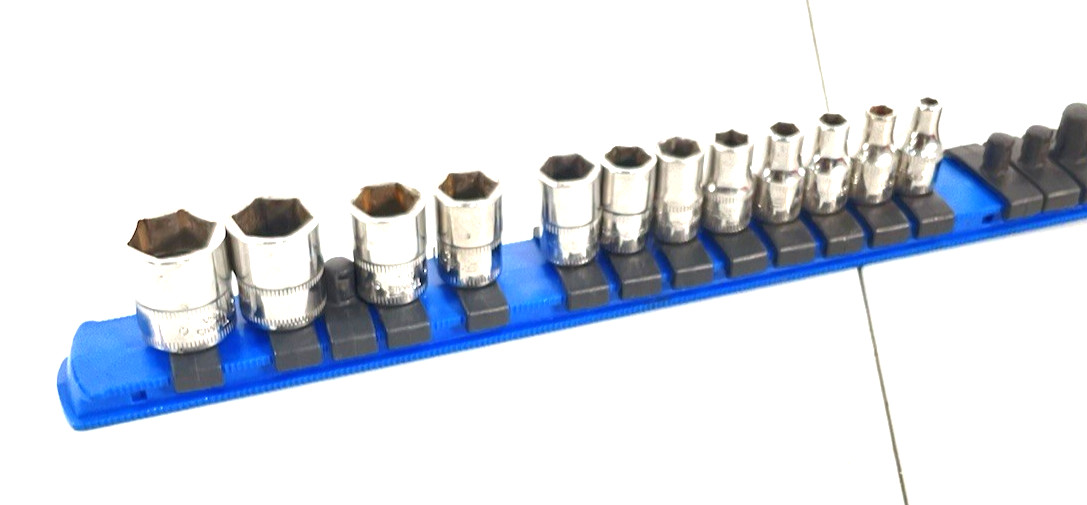 Snap On 1/4” Drive 12 Pc TMM 4mm – 15mm 6 Point Socket Set