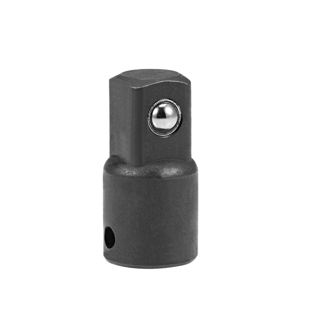 uxcell 3/8 Inch Drive F x 1/2 Inch M Socket Adapter Female to Male Cr-V Black