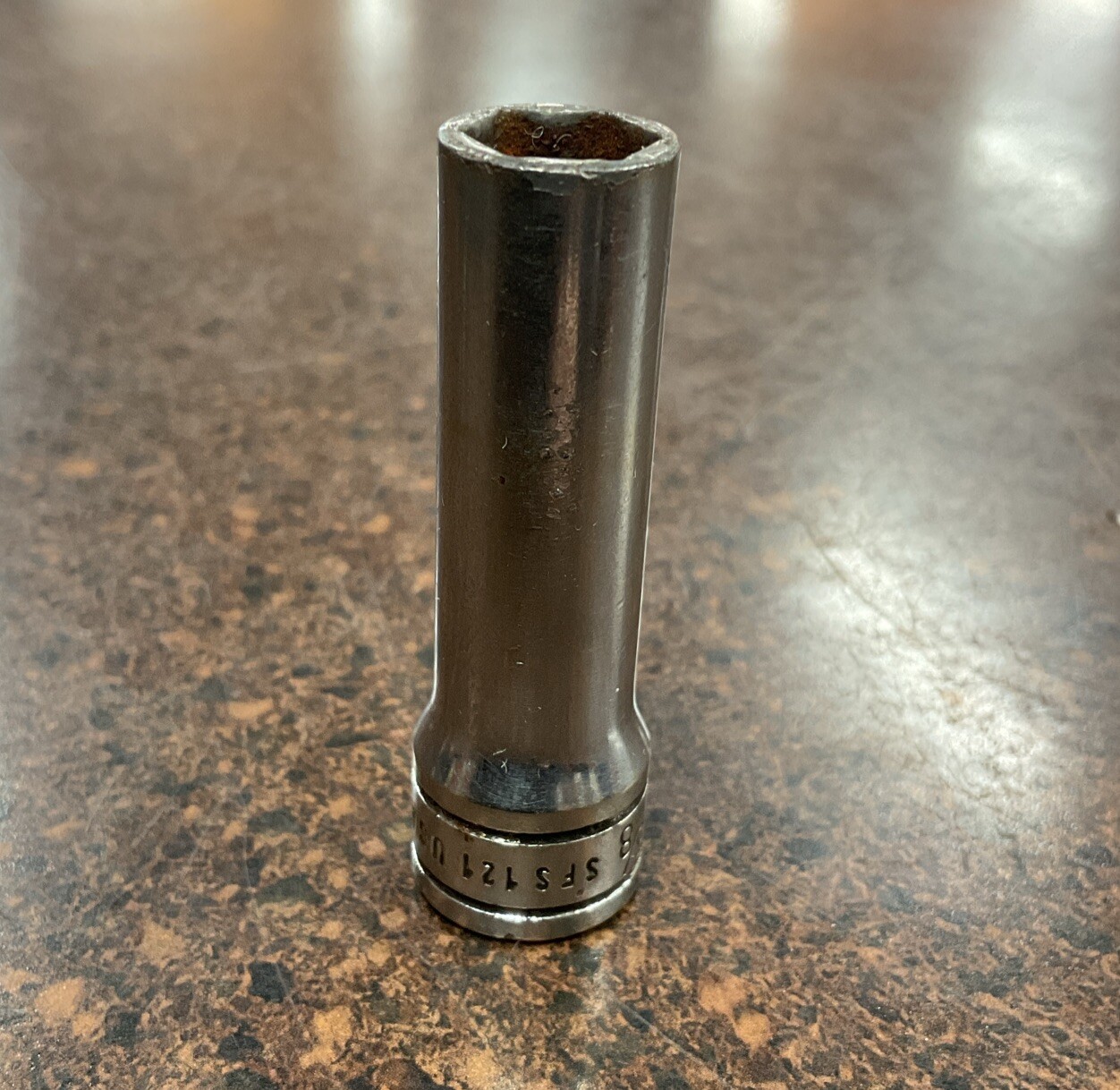 Snap-on Tools SFS121 | 3/8″ Deep Chrome Socket 3/8” Drive 6 Point USA