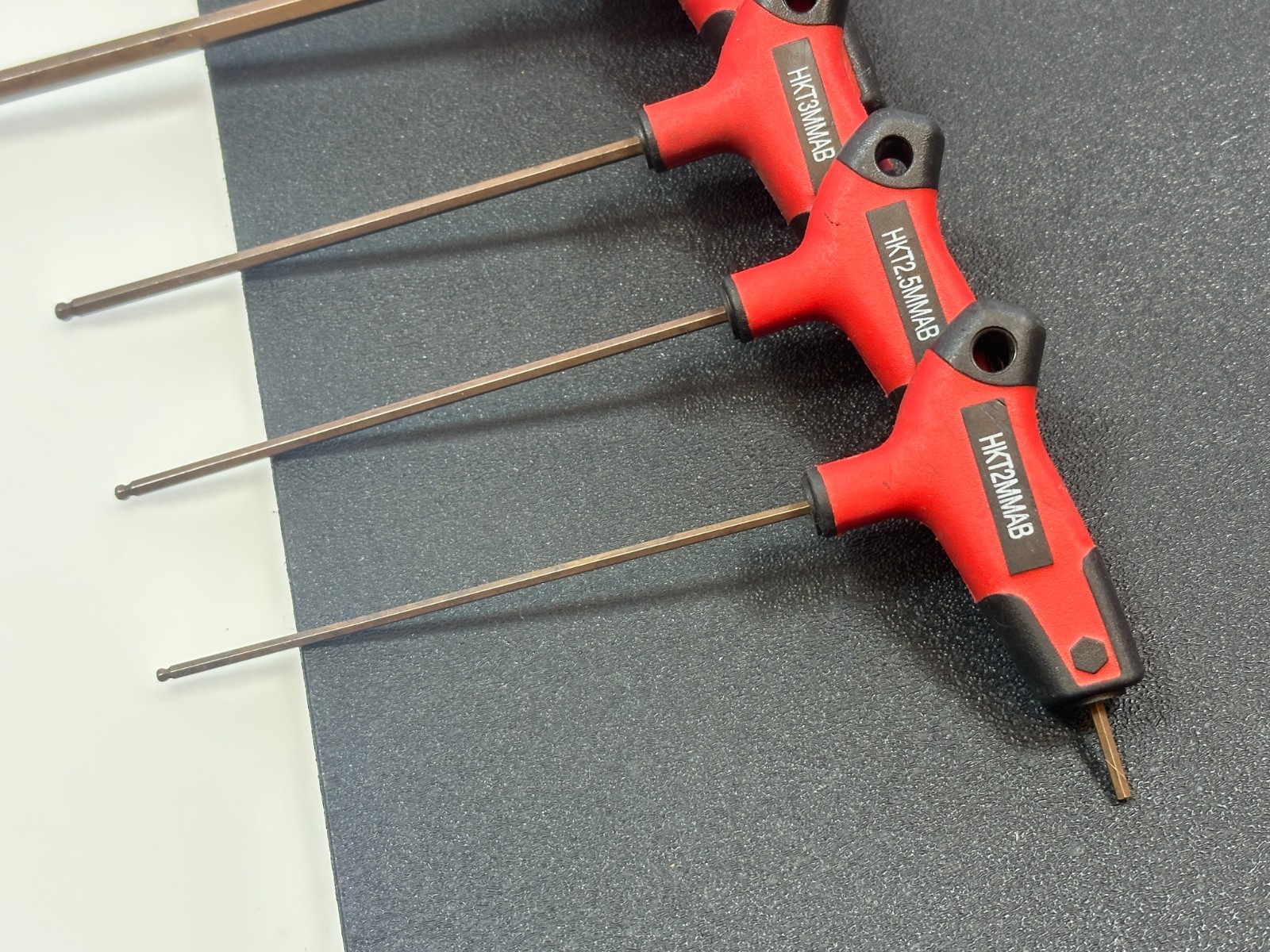 MAC Tools 7pc Bi-Material T-Handle Ball-End Hex Key Set Metric 2mm-10mm