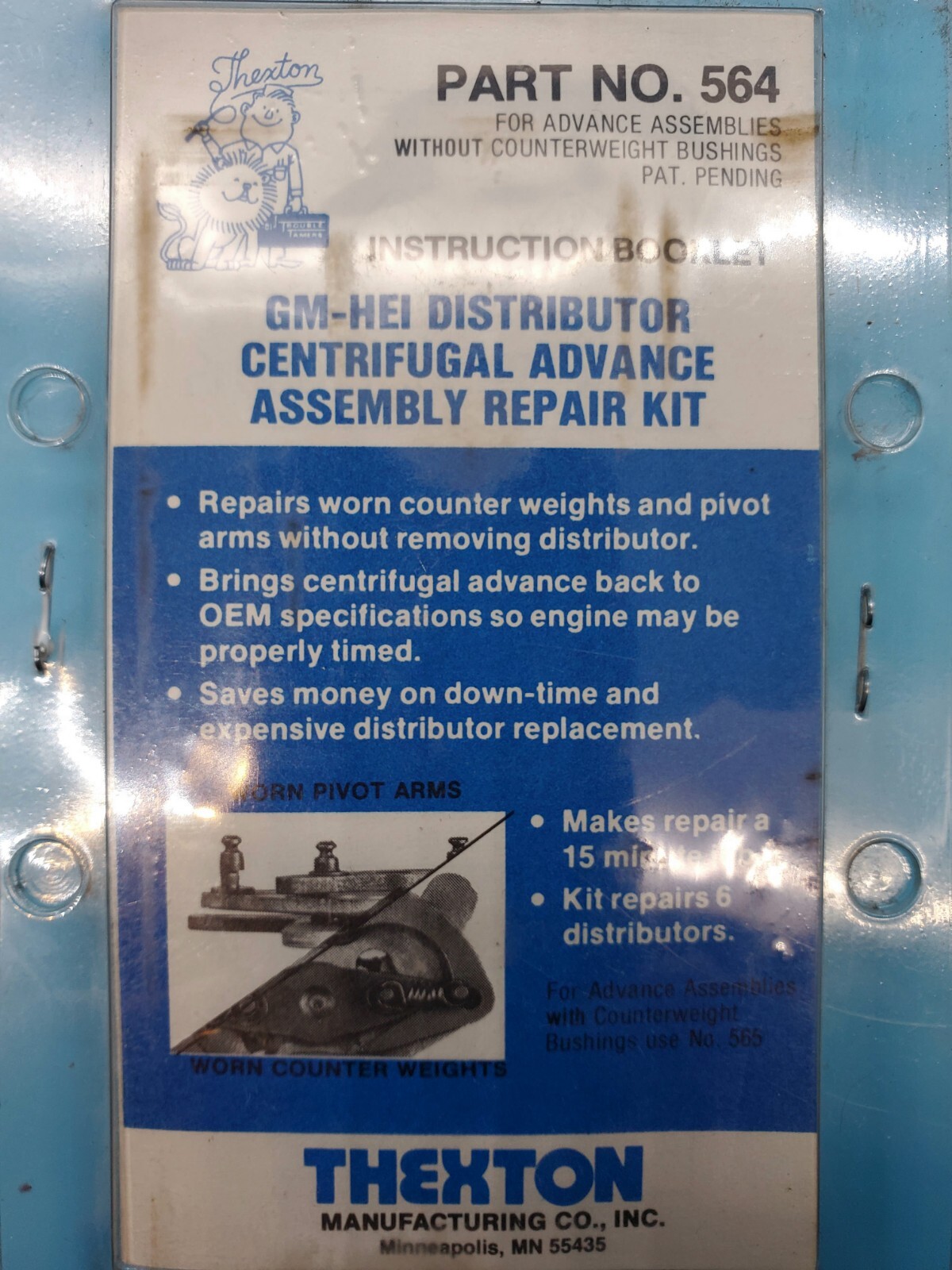 GM-HEI Distributor Centrifugal Advance Assembly Repair Kit Thexton #564