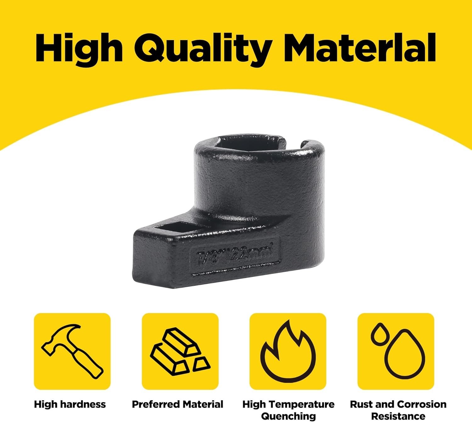 3/8-Inch Drive by 7/8-Inch Offset Oxygen Sensor Socket,Universal Low Profile …