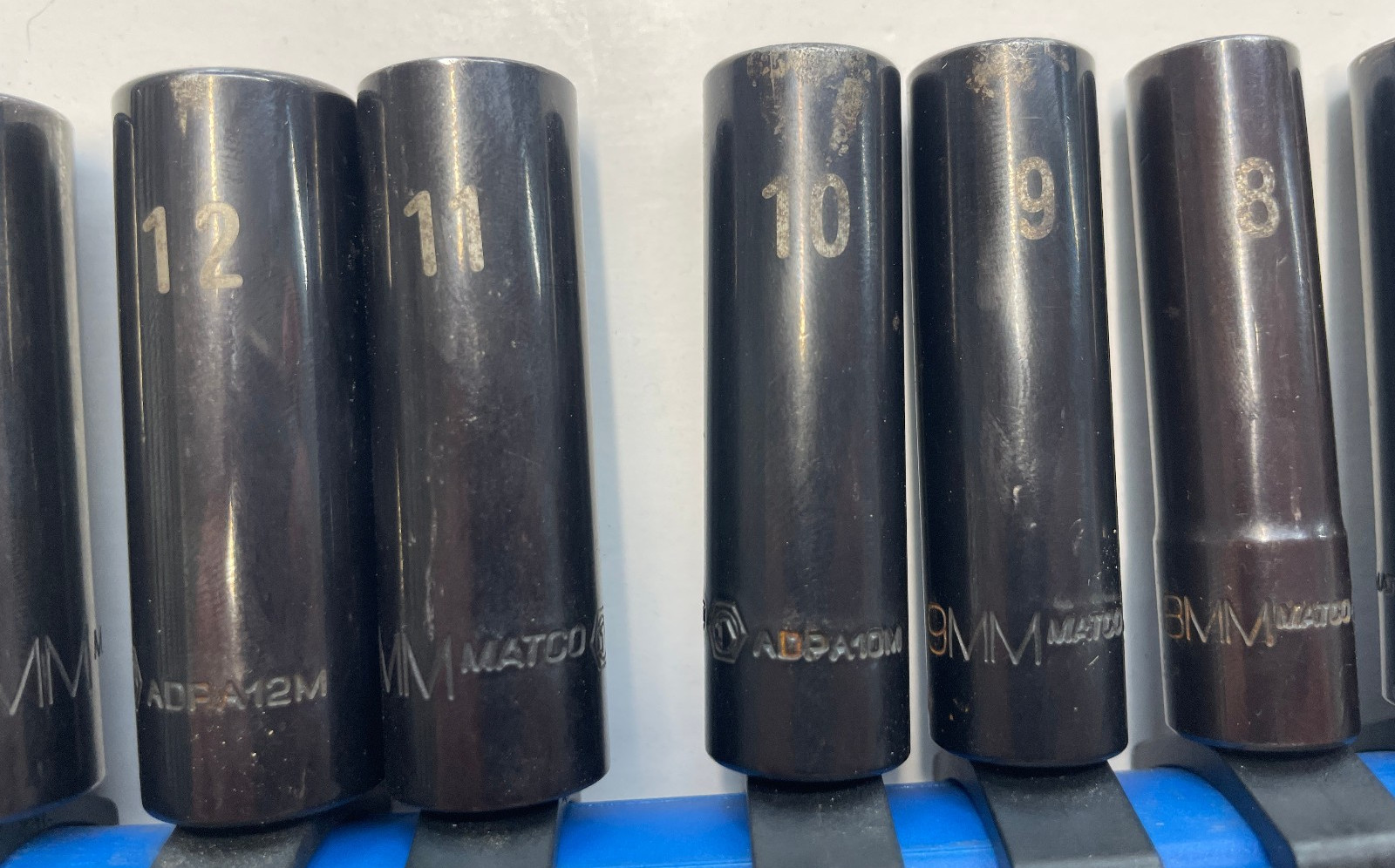 Matco Tools Non-Slip Deep 1/4″ Drive Impact Socket 12 Piece Set Metric 5-15mm
