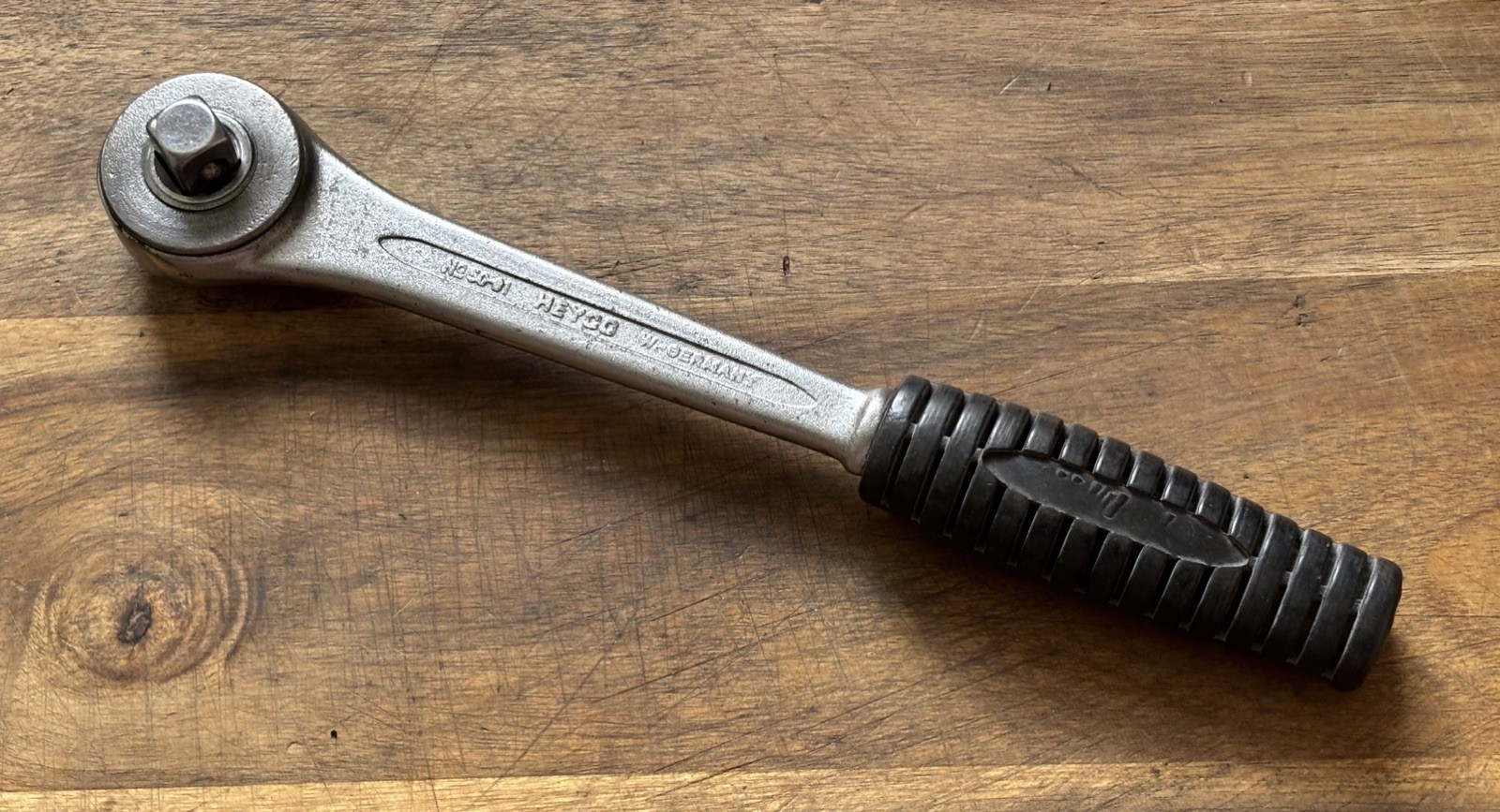 HEYCO 50-01 – Push / Removable / reversible 1/2” drive Ratchet. Quality German
