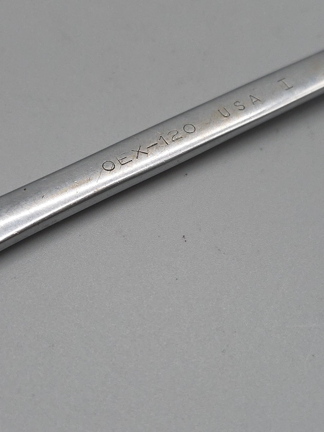 Snap-on Tools 3/8″ 12PT SAE Short Chrome Combination Wrench OEX120 USA