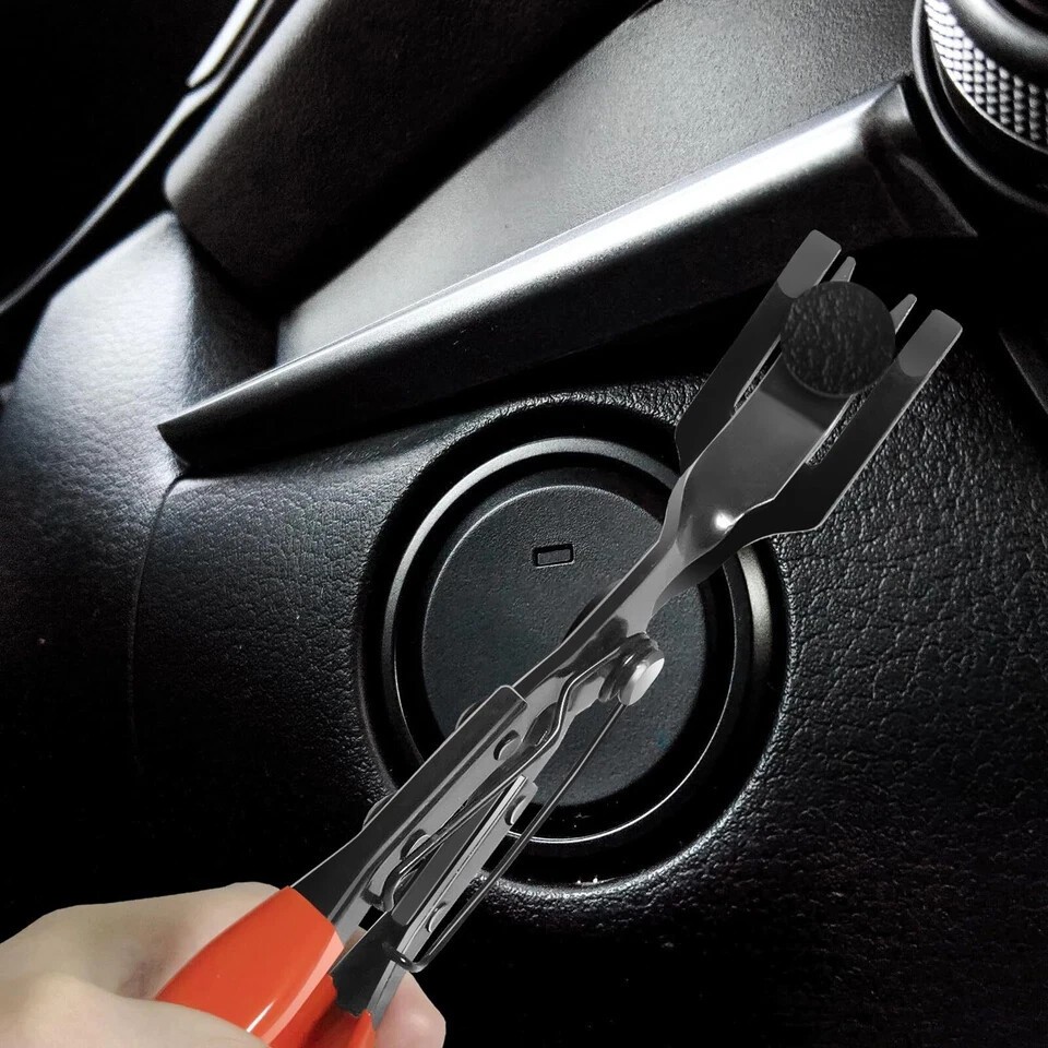 3PCS Auto Clip Pliers Set Fastener Remover Car Trim Rivet Removal Pry Tool