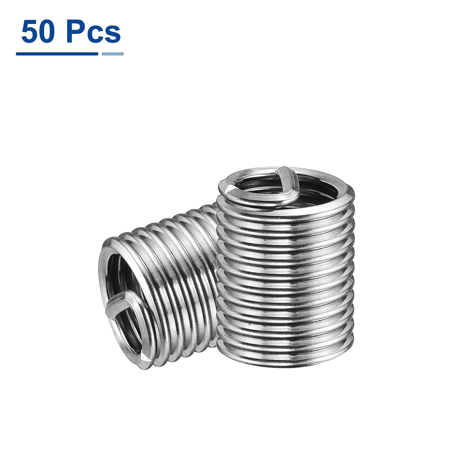 50pcs 7/16-14 UNC Stainless Steel Thread Repair Kit