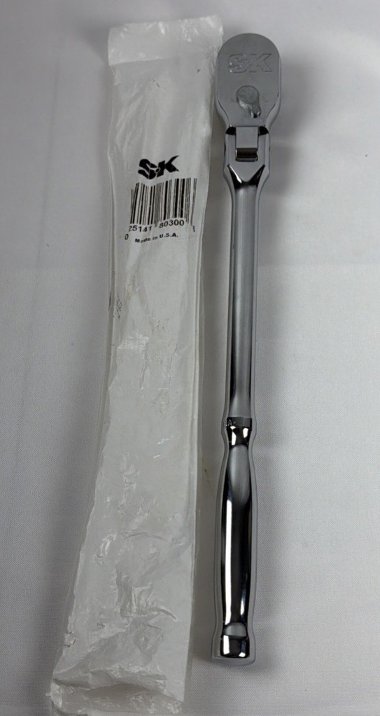 SK TOOLS Professional USA 80300 1/2″ DR LP90 FLEX HEAD RATCHET 15″ NOS S-K