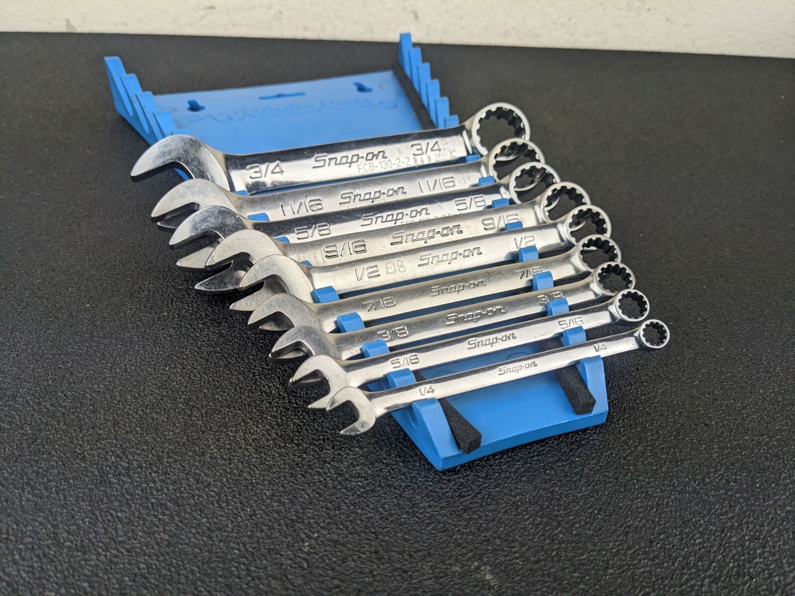 #bk471 Snap On Tools OES Master SAE Spline Short Wrench Set 3/8” – 3/4″ Aviation