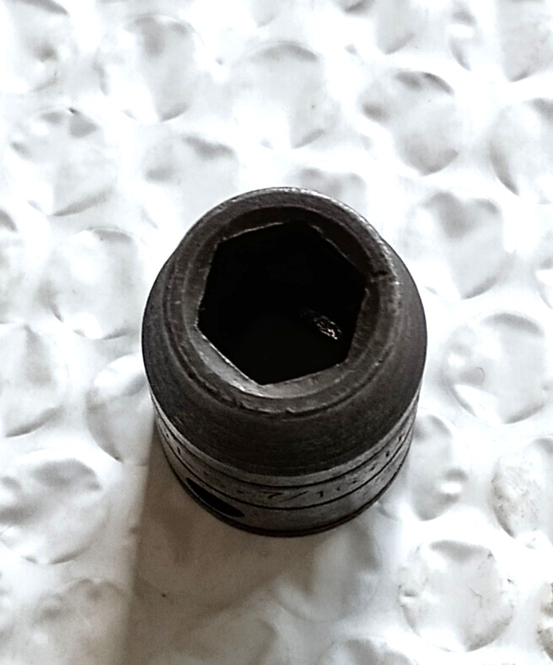 S-K TOOLS USA 46114, 1/2″ DRIVE, 7/16″ IMPACT SOCKET, SHALLOW, 6 POINT.