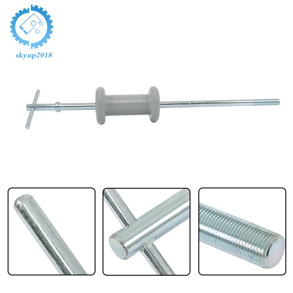 17Pcs Slide Hammer Dent Puller Tool Kit Wrench Adapter Axle Bearing Hub 5 lb