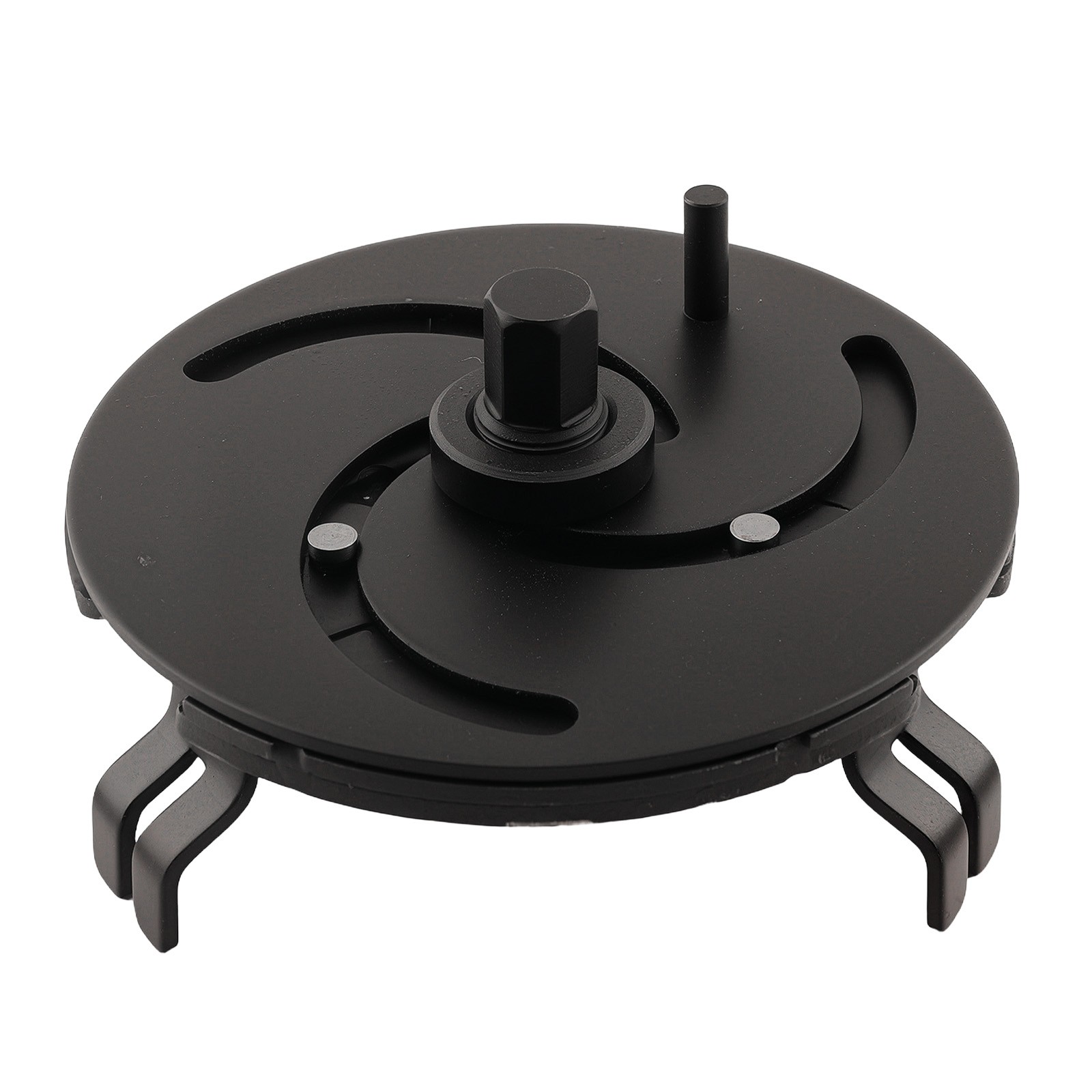 Adjustable 3-Jaw Fuel Tank Cap Tool for Cars 100-170mm Steel Construction