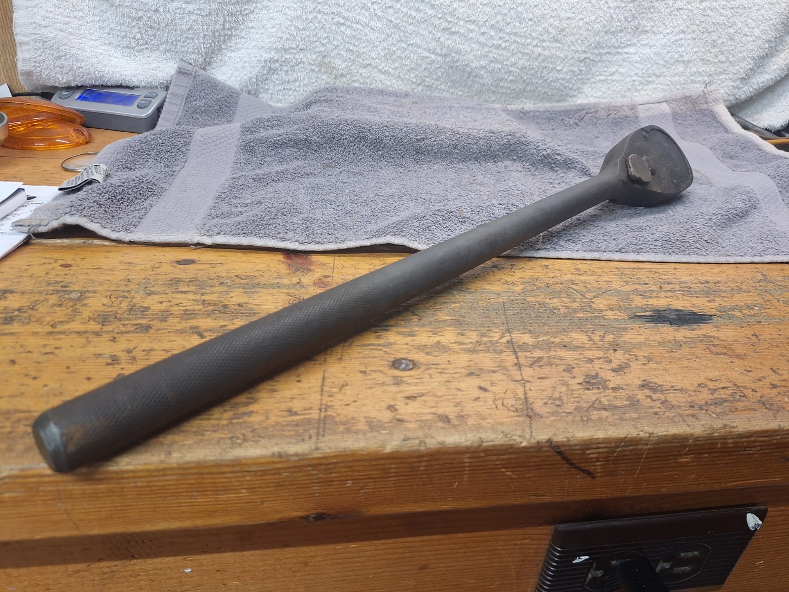 Vintage Wright 3/4″ Ratchet Wrench N-320 Made In USA 21″