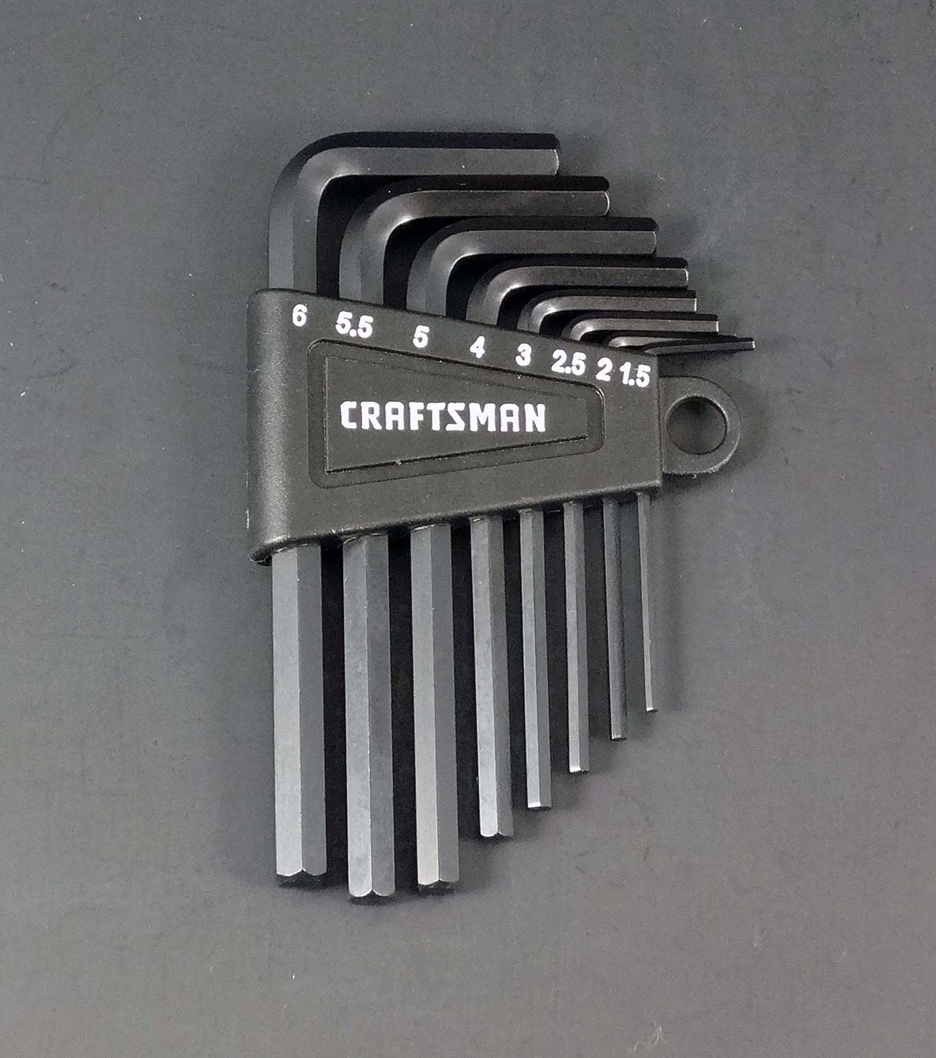 CRAFTSMAN HAND TOOLS 16pc SAE & METRIC MM Allen Short Arm Hex Key wrench set