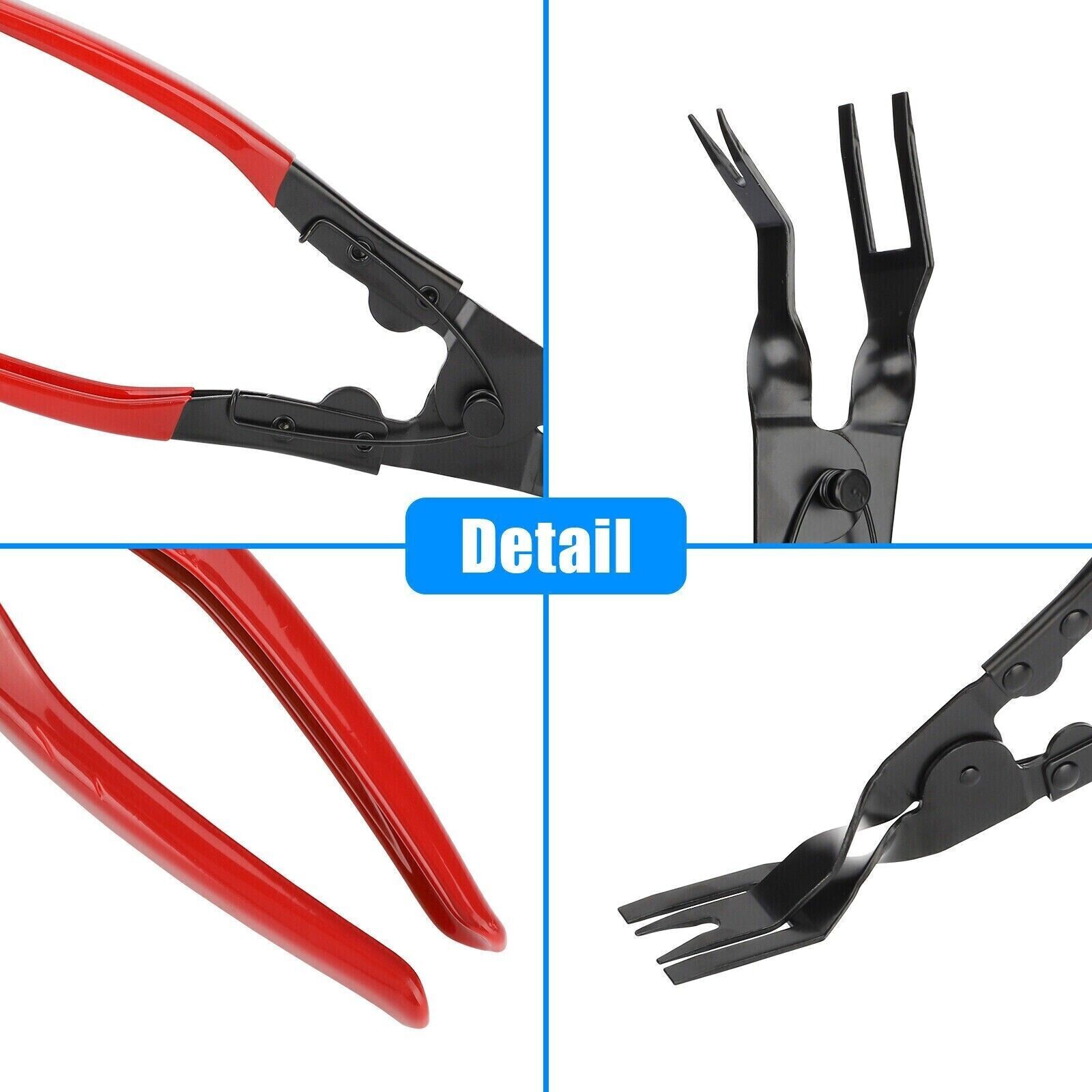 Heavy Duty Car Door Panel Plastic Fastener Remover Body Retainer Clip Pry Tool