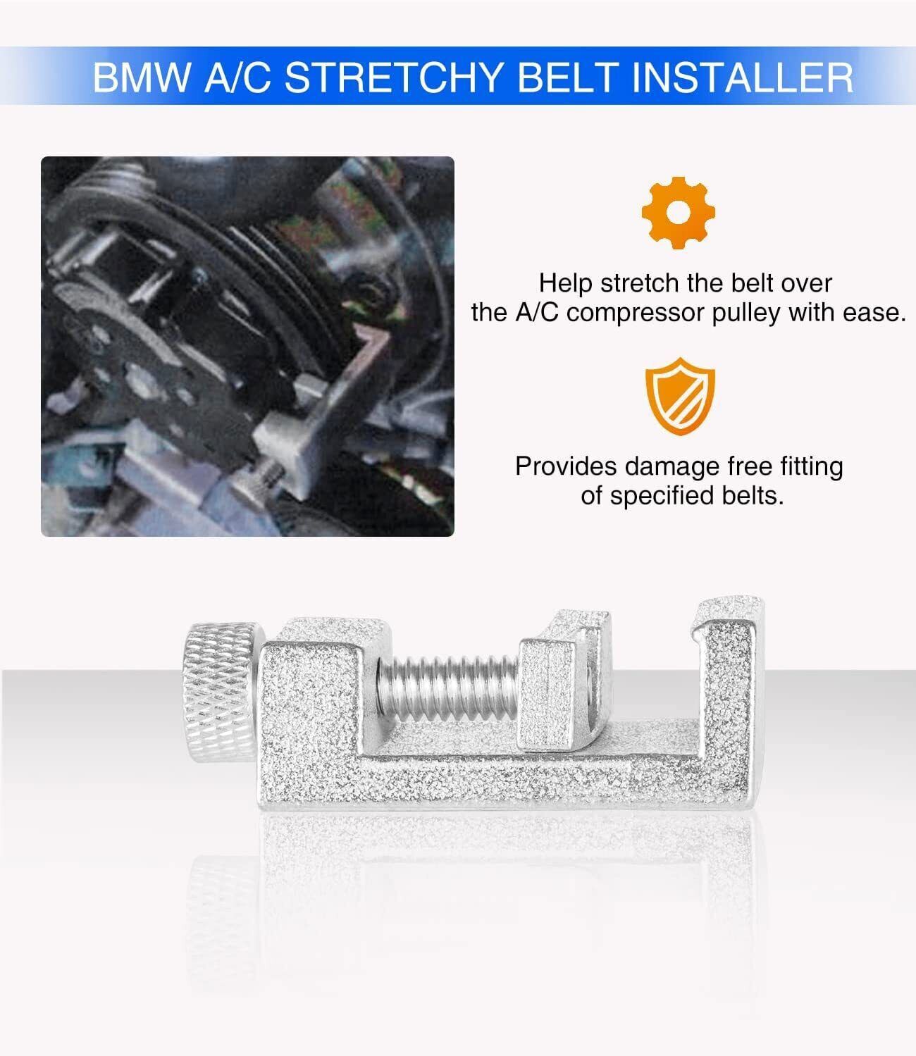 3458 A/C Stretch Belt Installation Tool For BMW V8 N62 Engines 8380049451 641040
