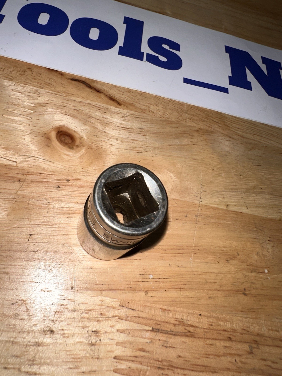 Snap On 1/2″ Drive 8-Point SAE 9/16″ Double Square Socket, SW418