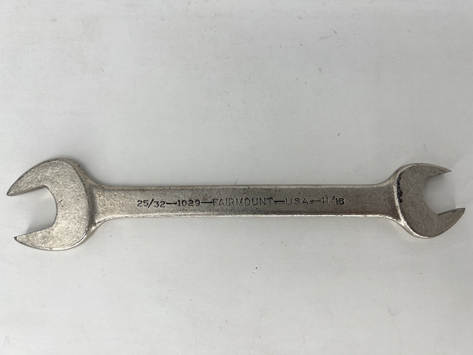 Vintage Fairmount Tools 1029 11/16″ & 25/32” Open End Wrench Made in USA