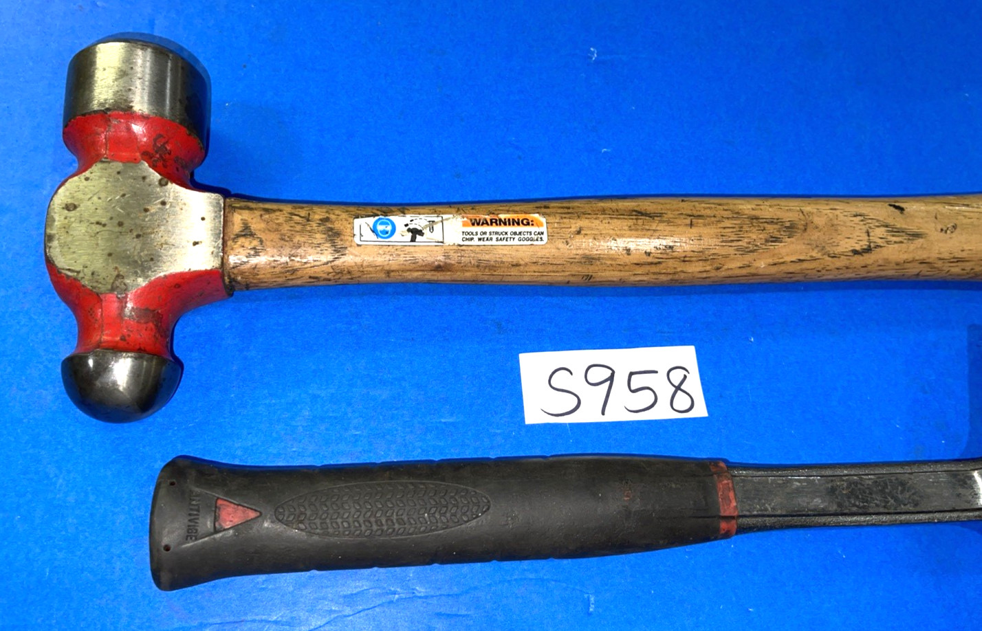 MAC TOOLS 2 PIECE ANTI-VIBE BLACKSMITH & BALL PEEN HAMMERS 48OZ FREE SHIP IN US