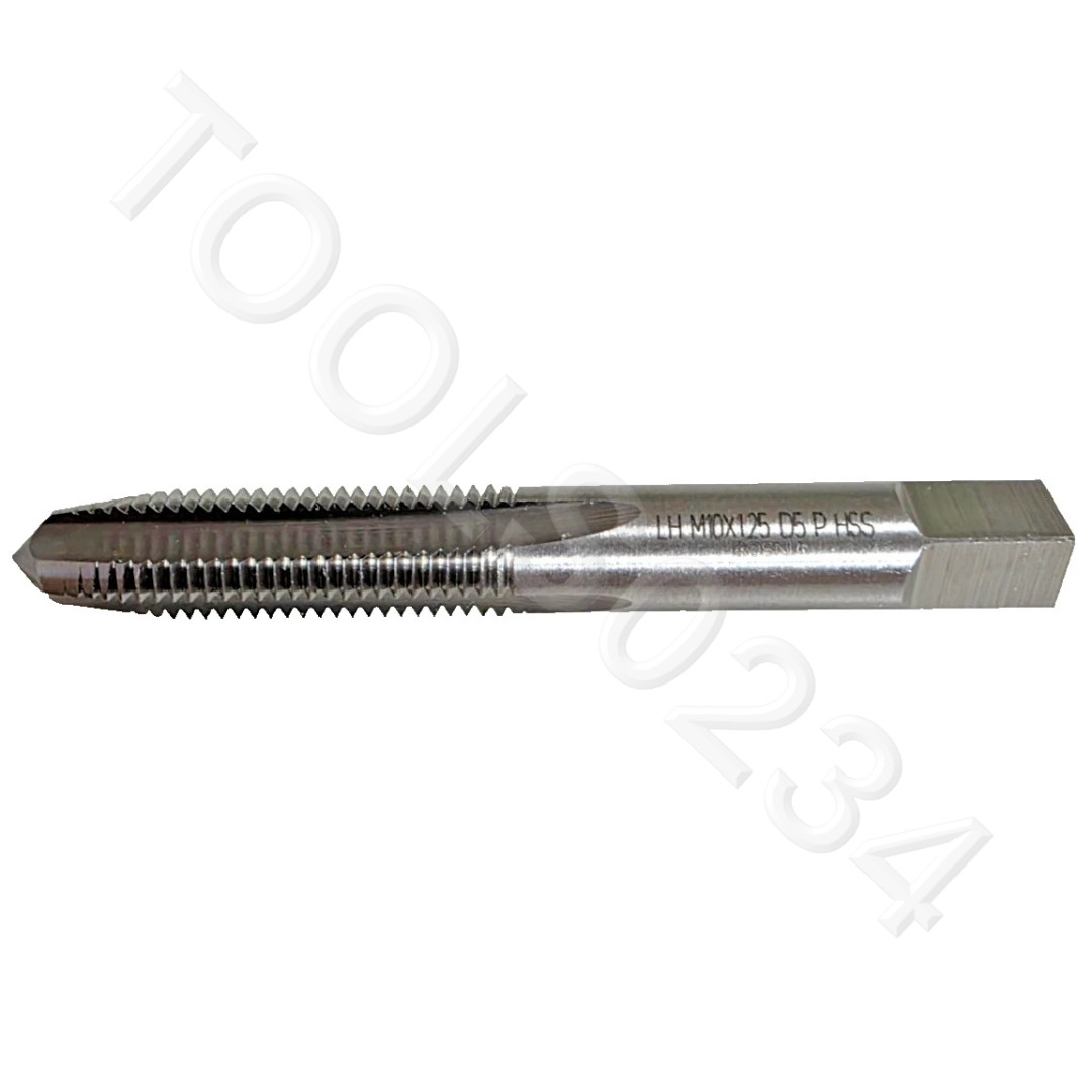 M10 x 1.25 LEFT HAND Plug Tap Alfa HTLM81128 Hand 10MM HSS 4FL LH Metric