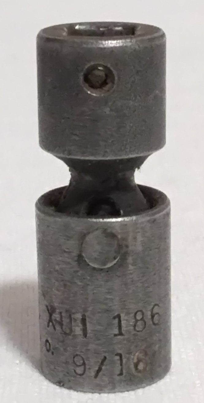 MAC 9/16″ XUI 186 3/8″ DR. 6 PT SAE SWIVEL FLEX UNVERSAL IMPACT SOCKET XUI186