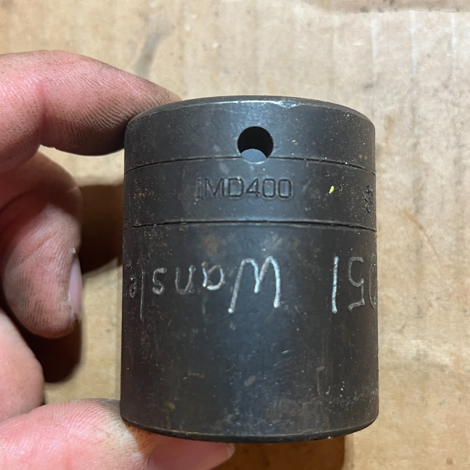 Snap-On 1-1/4” impact socket 1/2″ drive IMD400 Black Oxide 12 pt – C