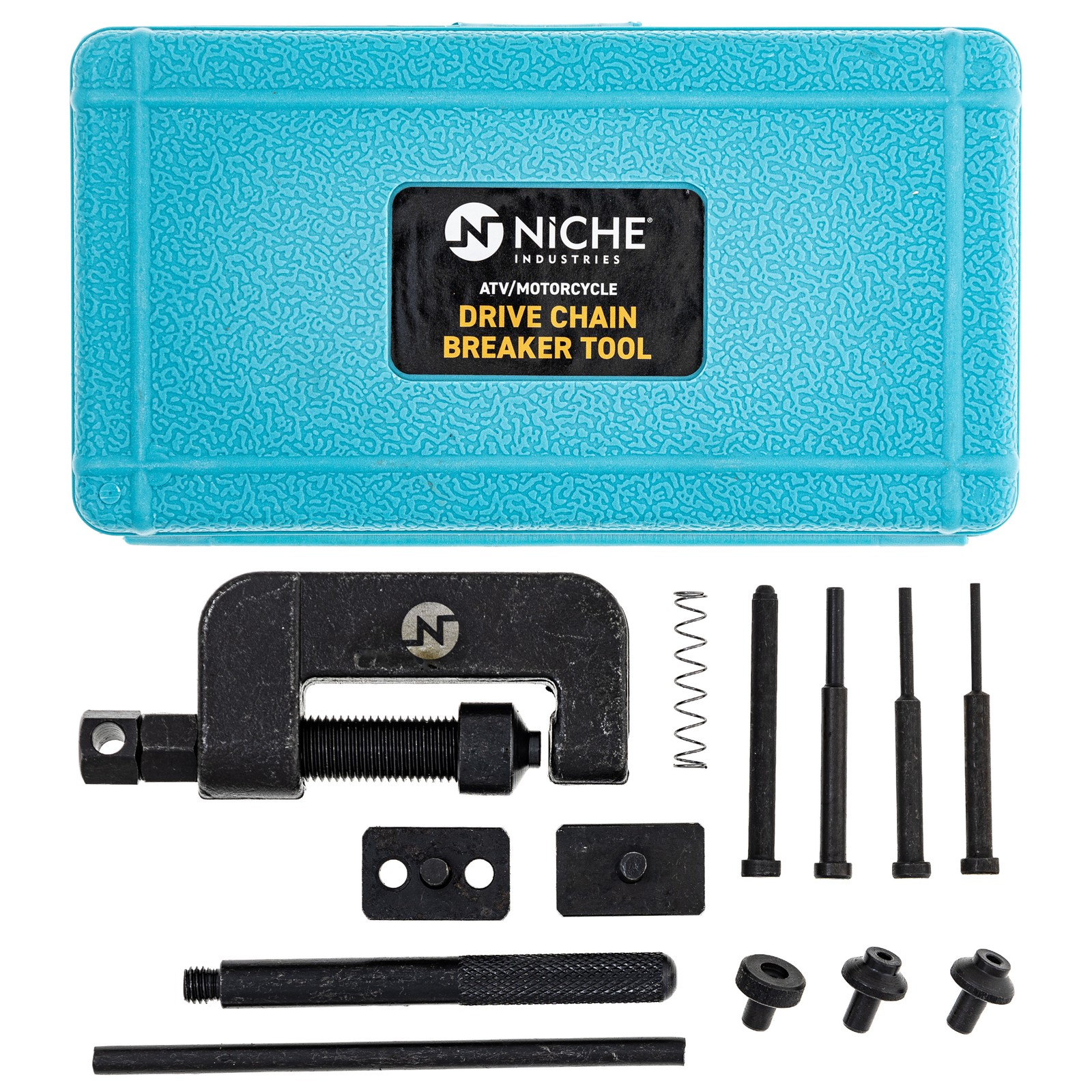 NICHE Chain Cutter Breaker Rivet Tool Kit for ATV Bike Motorcycle 13-Piece Set