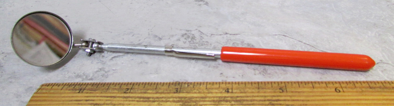 Ullman pocket mirror, useful for inspection & auto work repair, 7 inches long