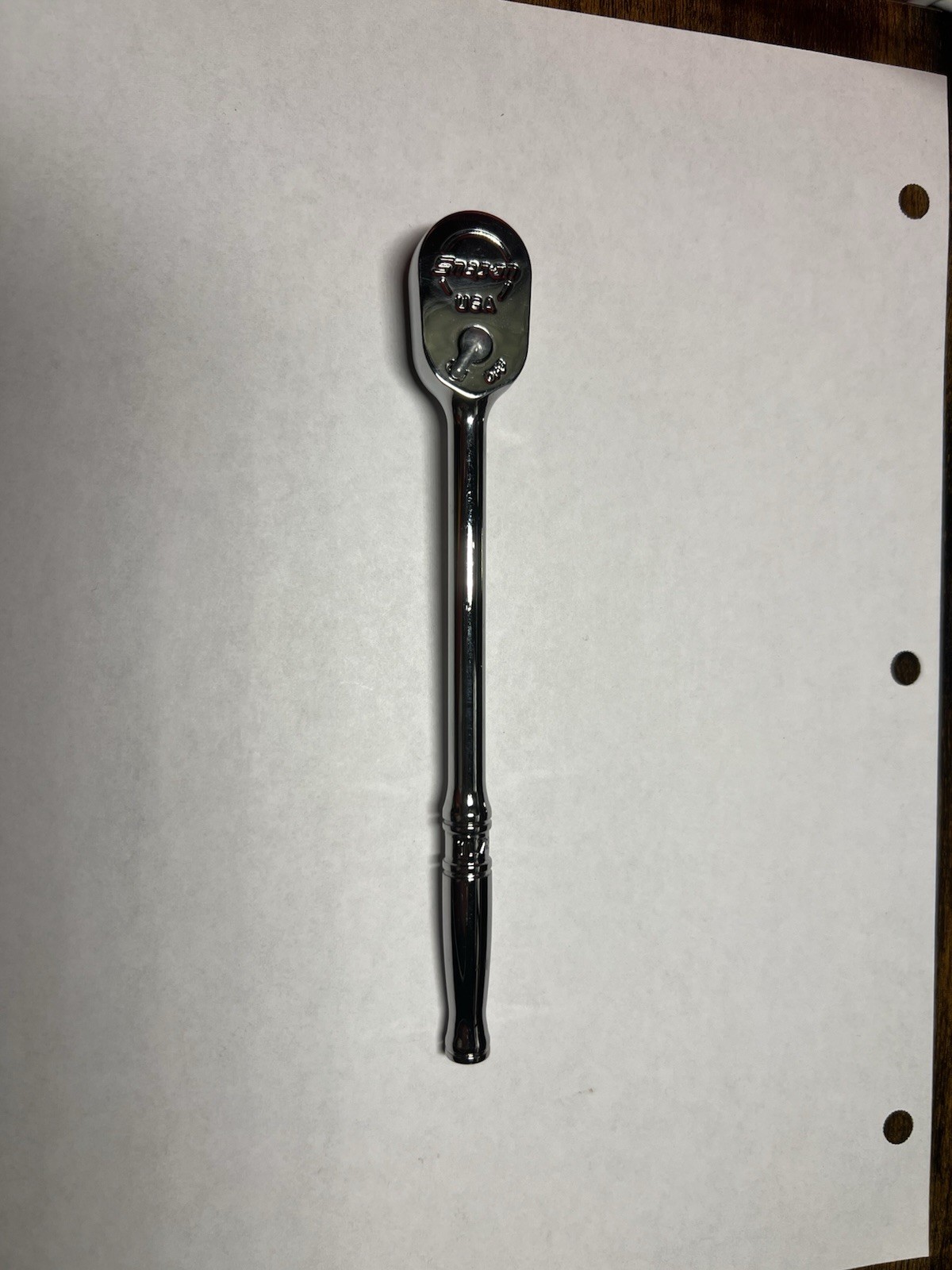 Snap-on Tools USA NEW 1/4″ Drive Chrome Long Handle Fixed Head Ratchet TL72
