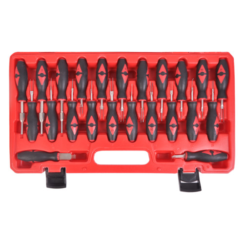 23Pcs Universal Automotive Terminal Release Removal Remover Set Rubber Handle