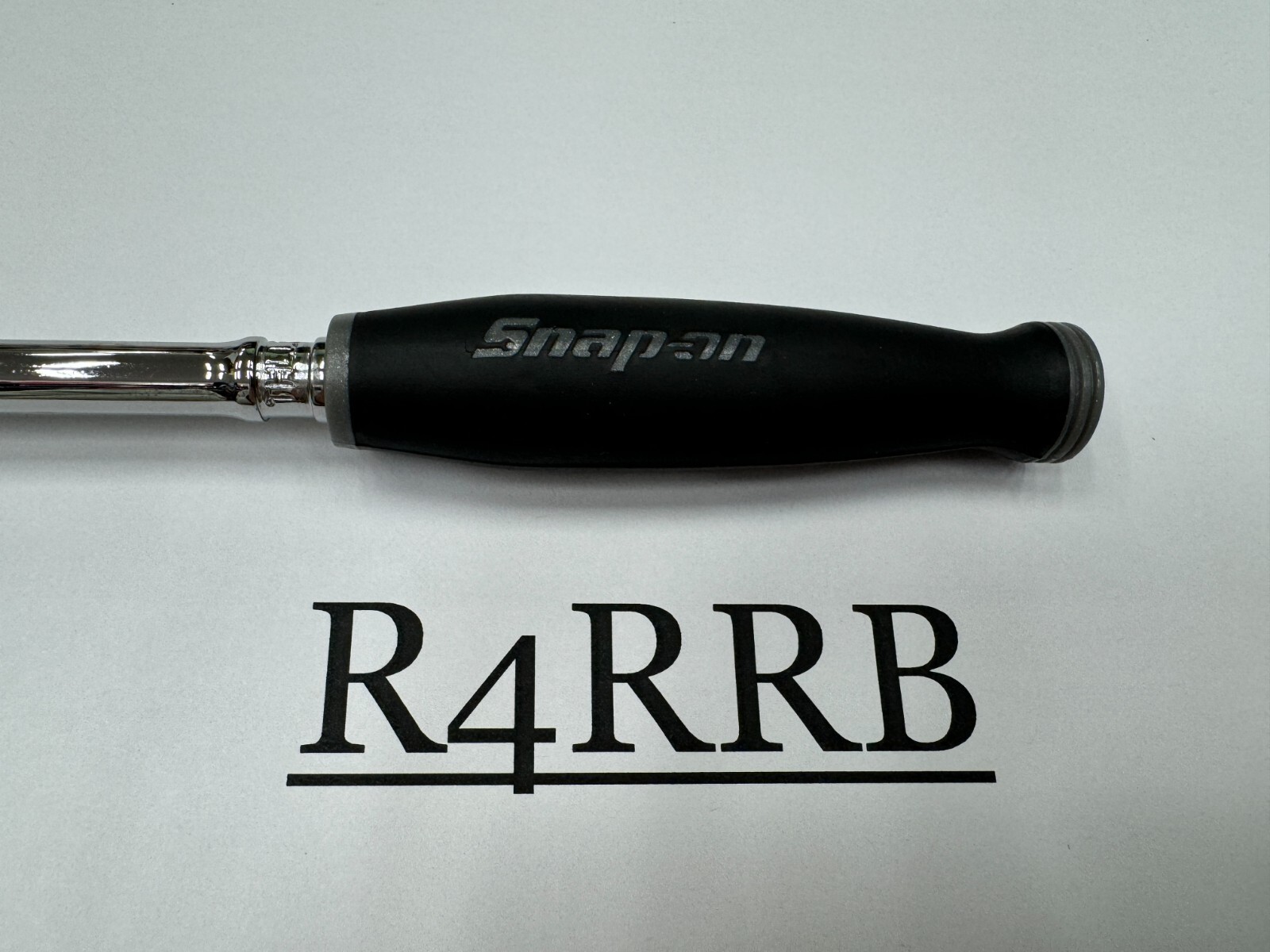 Snap-on Tools USA NEW 1/4″ Drive DARK TITANIUM Soft Grip Long Ratchet THLL72DT
