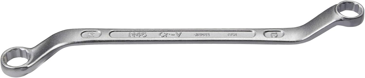 Tone M45-1214 12 × 14 mm 12-Point Metric Long Type 45° Offset Box Wrench