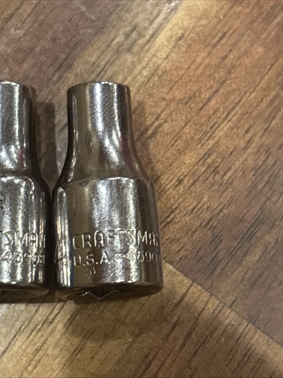 Craftsman 1/4” Laser Shallow Socket Set 4mm – 14mm 1/4” Drive 6pt 12pc USA NOS