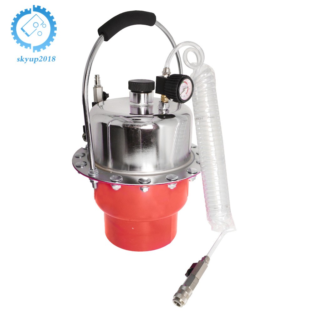 Portable Pneumatic Air Pressure Kit Brake & Clutch Bleeder Valve System Tool
