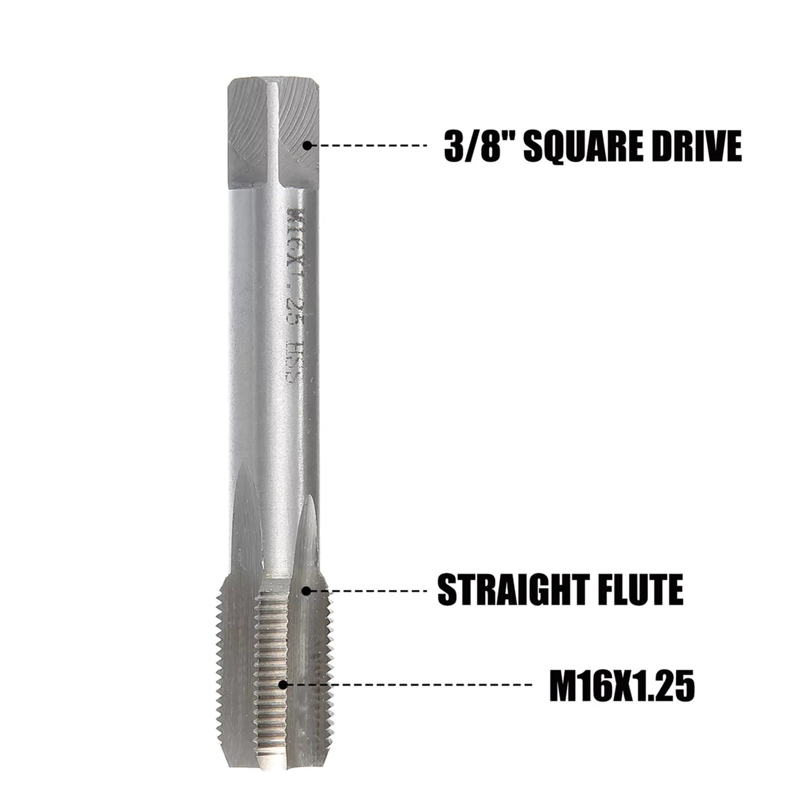 Universal 1Set Spark Plug Thread Repair Tools W/ M14x1.25 Inserts & M16x1.25 Tap