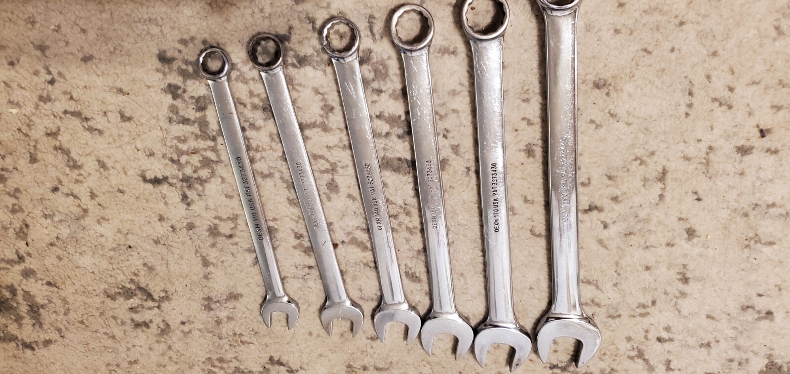 Snap On Oexm 6 Pieces Metric Wrenches 19-17-15-14-13-11