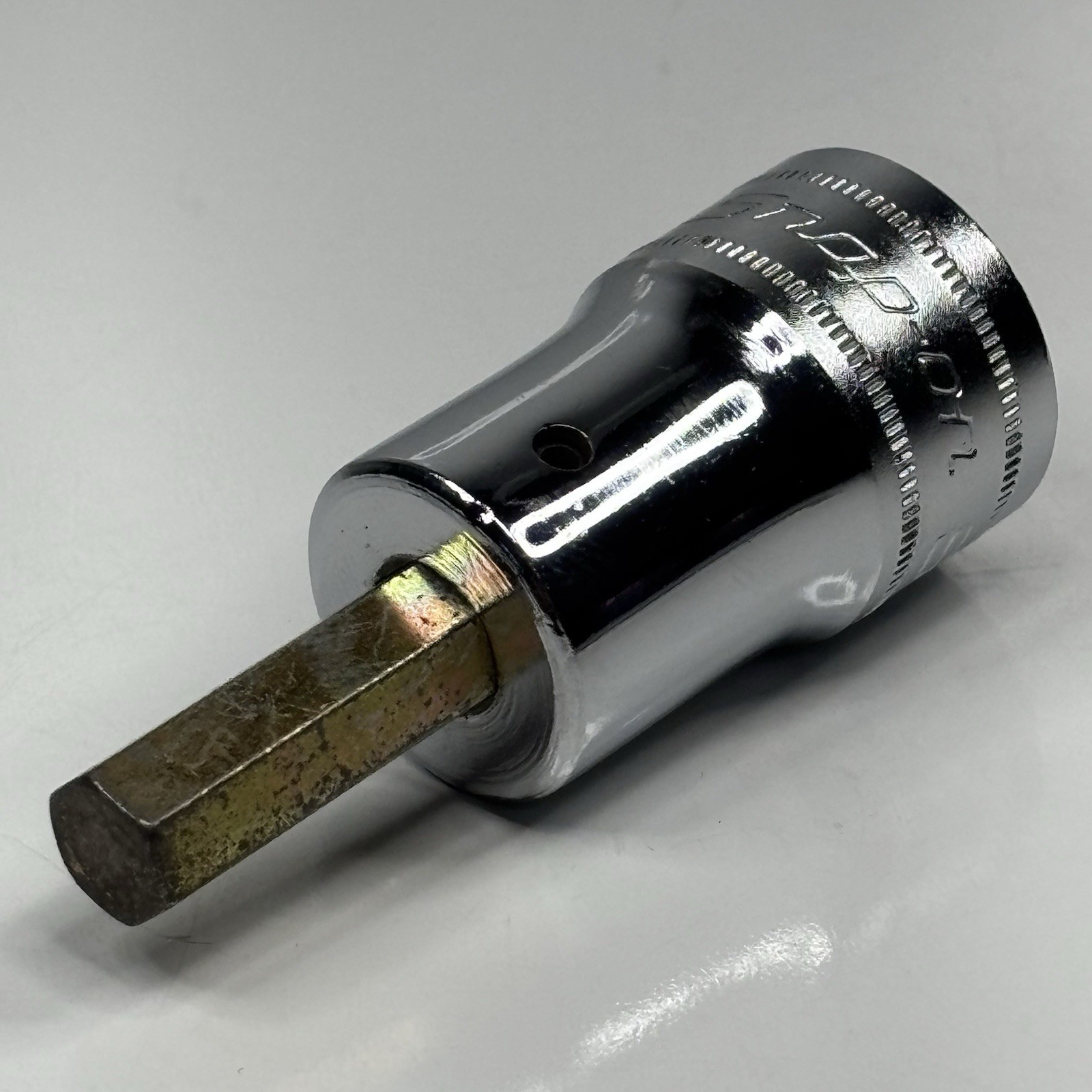 NOS Snap On Tool SAM8A 1/2 Dr Metric 8mm Standard Hex Bit Socket Driver USA 1990