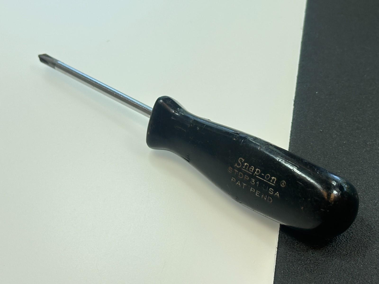 🇺🇸Snap-On USA STDP31 No. 1 Phillips Screwdriver #1 Triangle Black Hard Handle