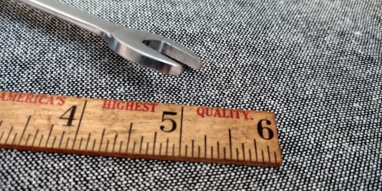 Snap On 1/2″-9/16″ SAE Chrome Low Torque Slime Line Open End Wrench LTA1618