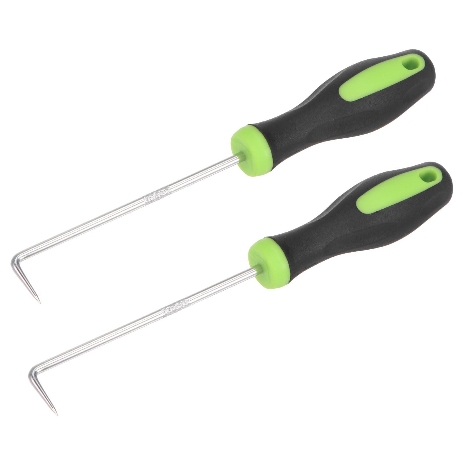 uxcell 90 Degree Pick Hook 6.69″ Puller Remover Removal Light Green, Black