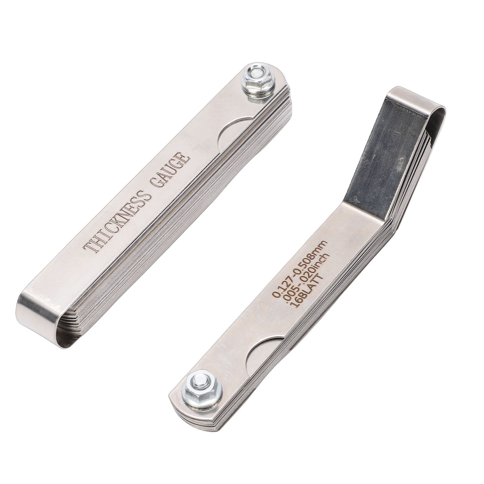 Feeler Gauges Set Stainless Steel 32 And 16 Blades Metric And Imperial Width