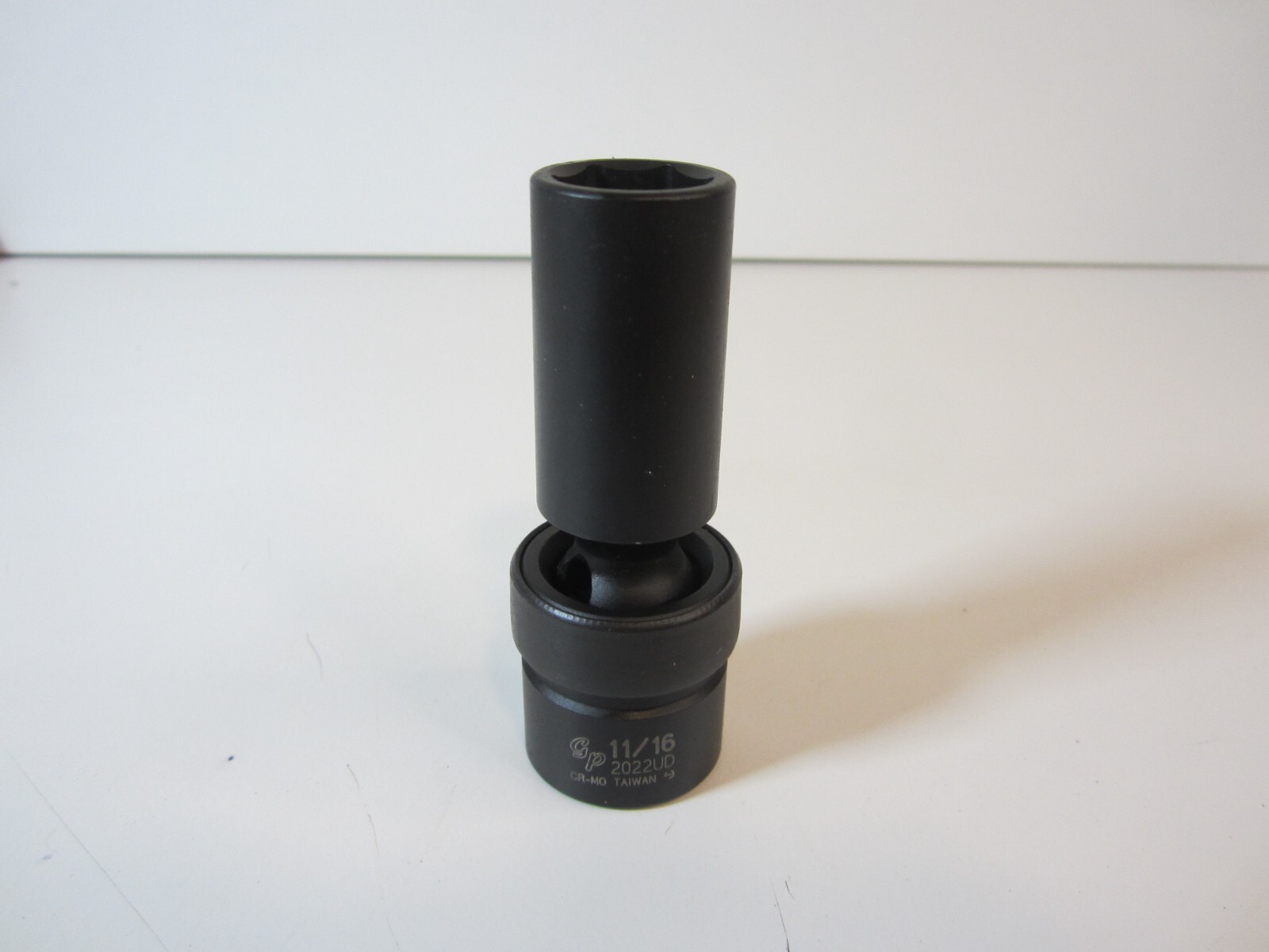 GP 2022UD 11/16″ 1/2″dr. 6pt. Universal Deep Socket Grey Pneumatic NEW